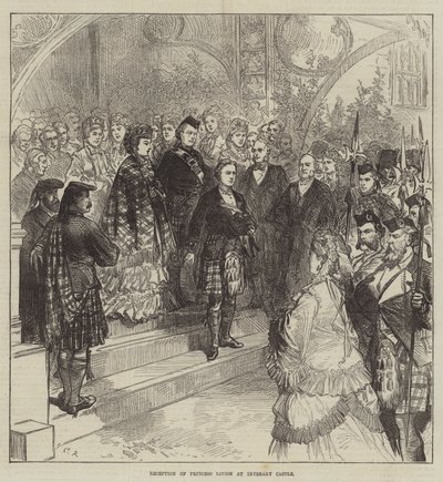 Recepción de la Princesa Luisa en el Castillo de Inverary de Sir John Charles Robinson